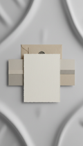 Linen Notebook With Gold Edges